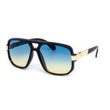 12 Pack: Retro Big Boss Aviator Duo-tone Wholesale Sunglasses