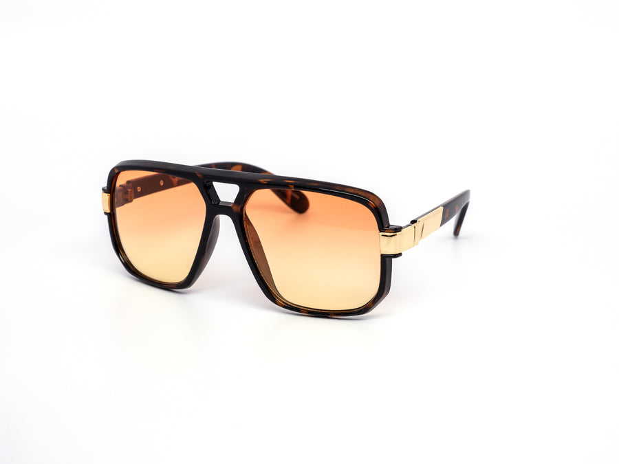 12 Pack: Retro Big Boss Aviator Duo-tone Wholesale Sunglasses