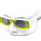 12 Pack: Unique Concave Inner Lens Rectangular Wholesale Sunglasses
