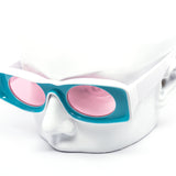 12 Pack: Unique Concave Inner Lens Rectangular Wholesale Sunglasses