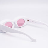 12 Pack: Unique Concave Inner Lens Rectangular Wholesale Sunglasses