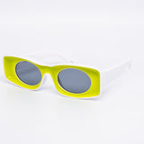 12 Pack: Unique Concave Inner Lens Rectangular Wholesale Sunglasses