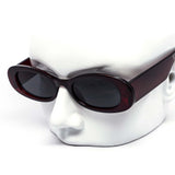 12 Pack: Modern Trendy Chunky Oval Wholesale Sunglasses