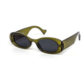 12 Pack: Modern Trendy Chunky Oval Wholesale Sunglasses