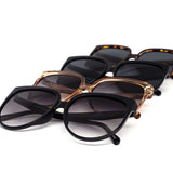 12 Pack: Minimalist Round Gradient Oversized Wholesale Sunglasses