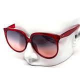 12 Pack: Minimalist Color Gradient Oversized Wholesale Sunglasses