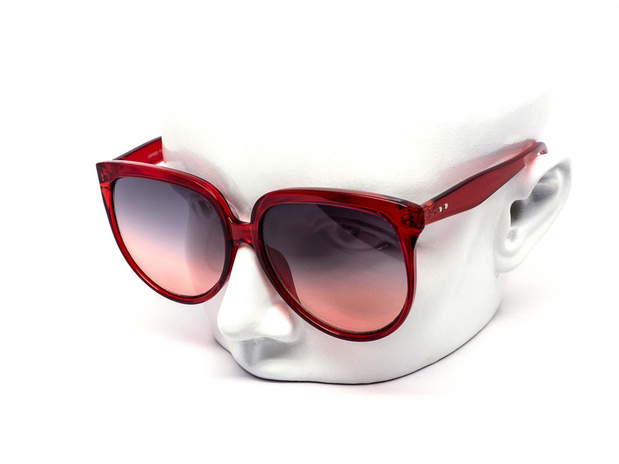 12 Pack: Minimalist Color Gradient Oversized Wholesale Sunglasses