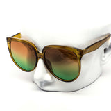 12 Pack: Minimalist Color Gradient Oversized Wholesale Sunglasses