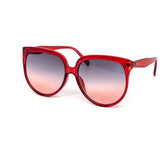 12 Pack: Minimalist Color Gradient Oversized Wholesale Sunglasses