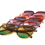 12 Pack: Minimalist Color Gradient Oversized Wholesale Sunglasses