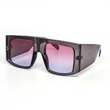 12 Pack: Elegant Oversized Chunky Duo-tone Wholesale Sunglasses