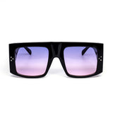 12 Pack: Elegant Oversized Chunky Duo-tone Wholesale Sunglasses
