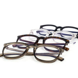 12 Pack: Modern Classic Blue Light Filtering Round Wholesale Eyeglasses