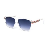 12 Pack: Sleek Color Stripes Aviator Wholesale Sunglasses