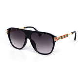 12 Pack: Sleek Color Stripes Aviator Wholesale Sunglasses