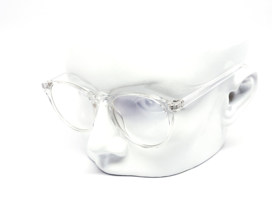 12 Pack: Minimal Round Solid Blue Light Filtering Wholesale Glasses