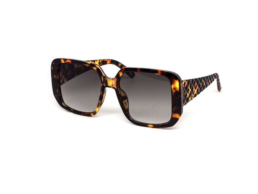 12 Pack: Oversized Square Waffle Fashion Wholesale Sunglasses