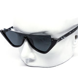 12 Pack: Unique Semi-rimless Color Cateye Wholesale Sunglasses