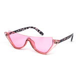 12 Pack: Unique Semi-rimless Color Cateye Wholesale Sunglasses
