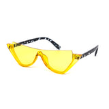 12 Pack: Unique Semi-rimless Color Cateye Wholesale Sunglasses