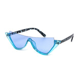 12 Pack: Unique Semi-rimless Color Cateye Wholesale Sunglasses