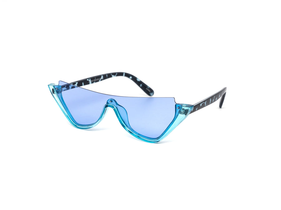 12 Pack: Unique Semi-rimless Color Cateye Wholesale Sunglasses