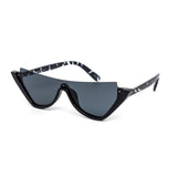 12 Pack: Unique Semi-rimless Color Cateye Wholesale Sunglasses