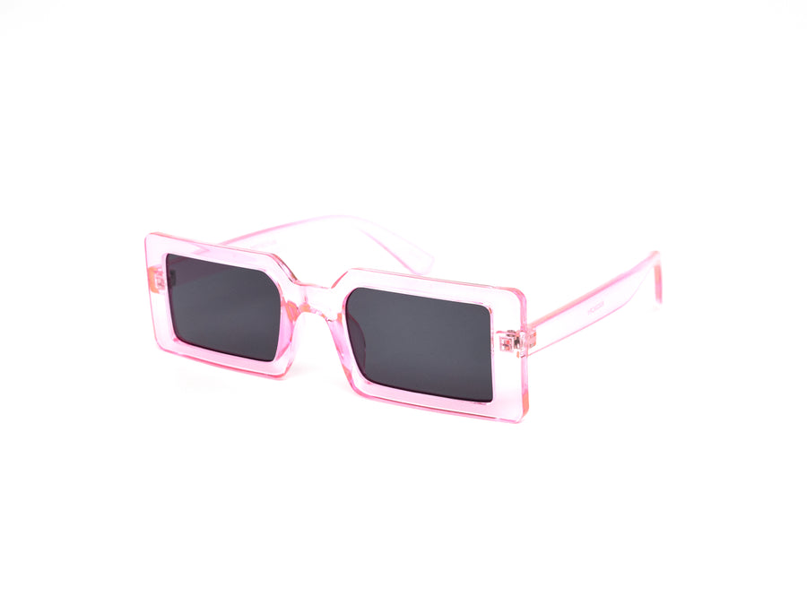 12 Pack: Neon Chunky Trendy Rectangular Wholesale Sunglasses