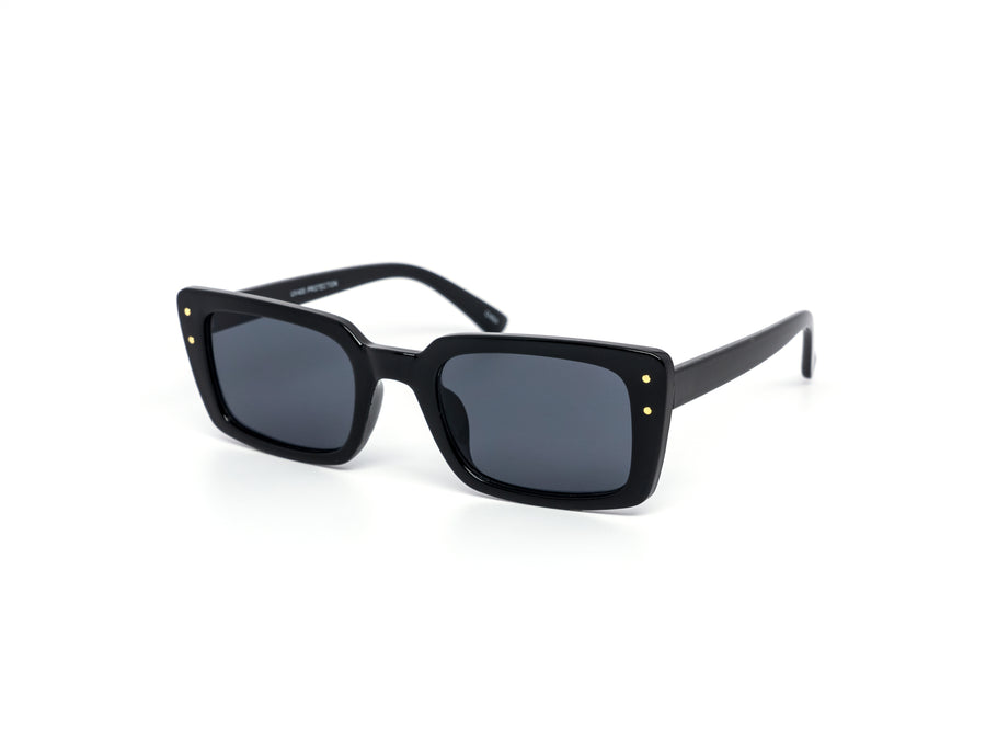 12 Pack: Solid Retro Rectangular Cateye Wholesale Sunglasses