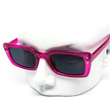 12 Pack: Neon Retro Rectangular Cateye Wholesale Sunglasses