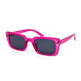12 Pack: Neon Retro Rectangular Cateye Wholesale Sunglasses