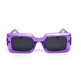 12 Pack: Trendy Minimalist Neon Square Wholesale Sunglasses