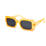 12 Pack: Trendy Minimalist Neon Square Wholesale Sunglasses