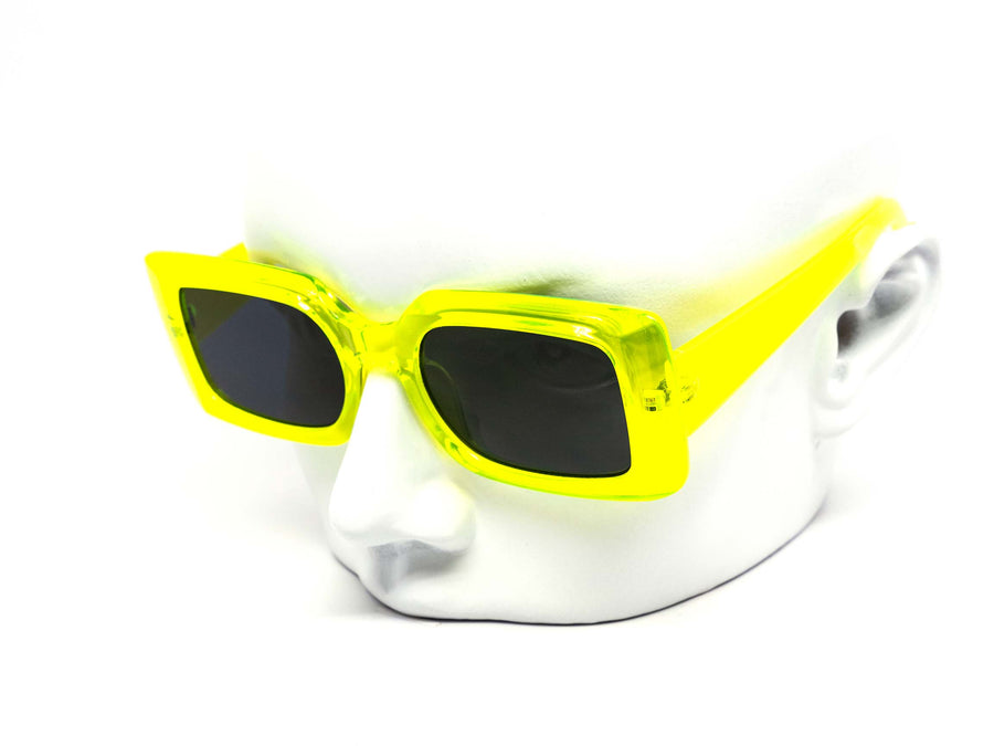 12 Pack: Trendy Minimalist Neon Square Wholesale Sunglasses