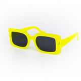 12 Pack: Trendy Minimalist Neon Square Wholesale Sunglasses