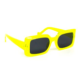 12 Pack: Trendy Minimalist Neon Square Wholesale Sunglasses