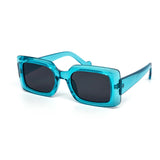 12 Pack: Trendy Minimalist Neon Square Wholesale Sunglasses