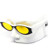 12 Pack: Unique High Fashion Round Concave Wholesale Sunglasses
