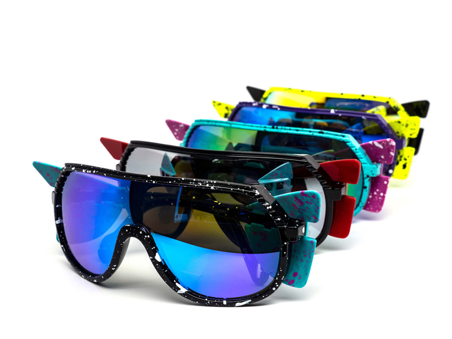 12 Pack: Summer Splatter Shield Wholesale Sunglasses