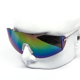 12 Pack: Sleek Oversized Sports Shield Wholesale Sunglasses