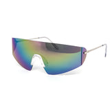 12 Pack: Sleek Oversized Sports Shield Wholesale Sunglasses
