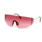12 Pack: Sleek Oversized Sports Shield Wholesale Sunglasses