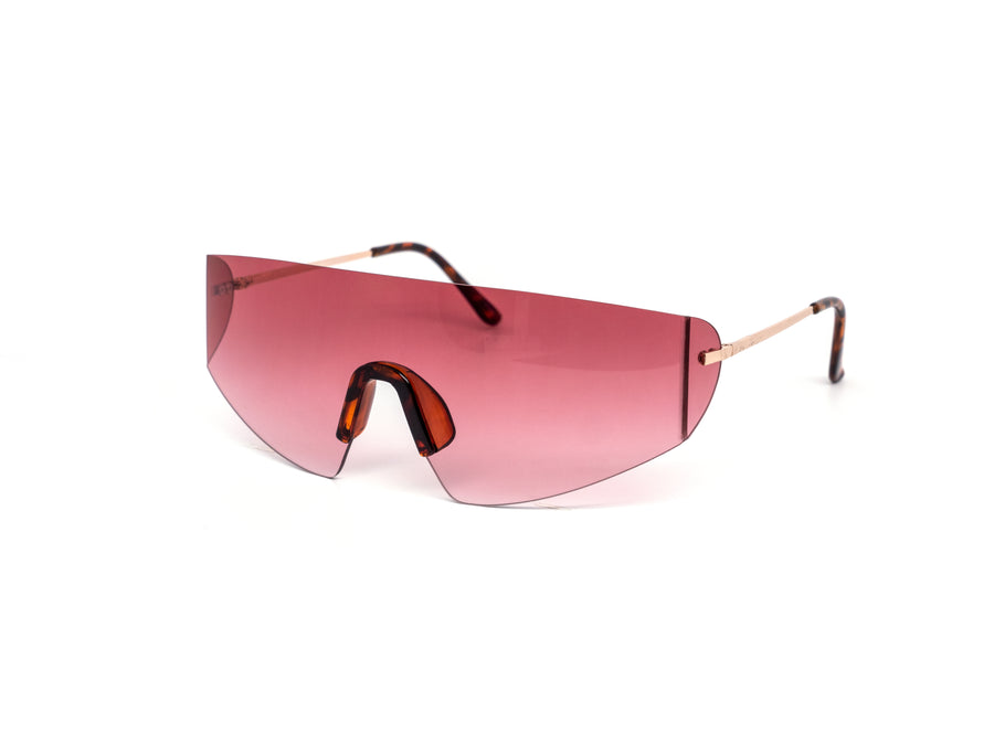 12 Pack: Sleek Oversized Sports Shield Wholesale Sunglasses