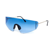 12 Pack: Sleek Oversized Sports Shield Wholesale Sunglasses