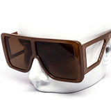 12 Pack: Eccentric Oversized Square Skeleton Wholesale Sunglasses