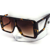 12 Pack: Eccentric Oversized Square Skeleton Wholesale Sunglasses