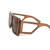 12 Pack: Eccentric Oversized Square Skeleton Wholesale Sunglasses