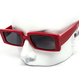 12 Pack: Simple Chunky Rectangular Wholesale Sunglasses