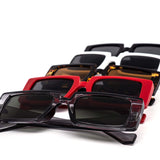 12 Pack: Simple Chunky Rectangular Wholesale Sunglasses