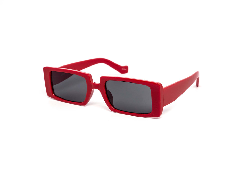 12 Pack: Simple Chunky Rectangular Wholesale Sunglasses